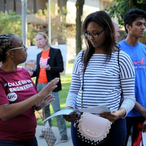 student interested in bioengineering