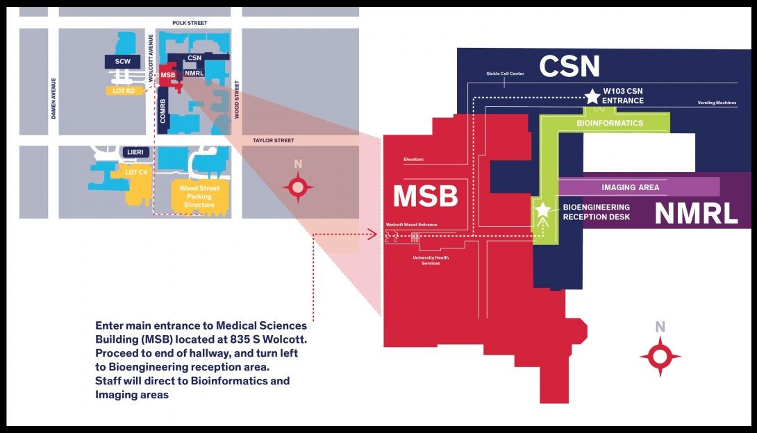 detail map west campus bioe office