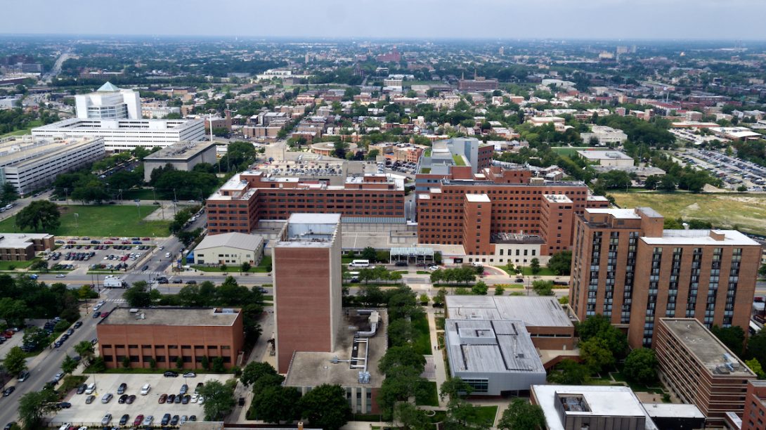 west campus aerial view
