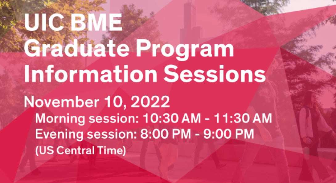 Flyer for Grad Program session