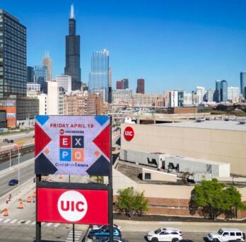 The 2024 UIC Engineering Expo was held at the Credit Union 1 Arena on April 19. 