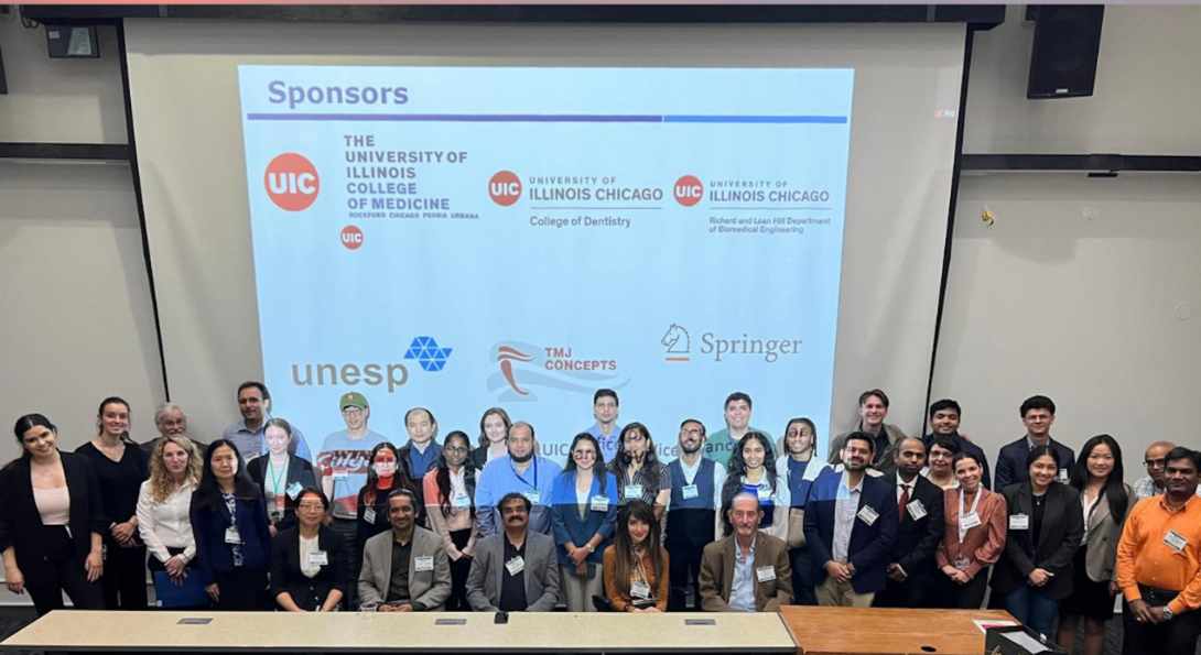 The group of students and faculty who attended the Institute of Biomaterials, Tribocorrosion, Nano-, and Regenerative Medicine 10th annual research symposium