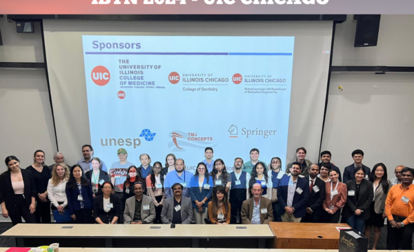 The group of students and faculty who attended the Institute of Biomaterials, Tribocorrosion, Nano-, and Regenerative Medicine 10th annual research symposium