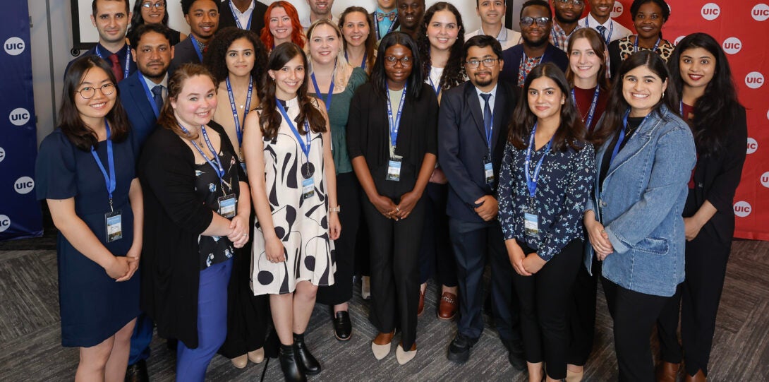 Students who participated in the Rising BME Scholars Conference hosted at UIC.