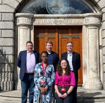 Gawenda and her team in RCSI Professor Shane Browne's team. 