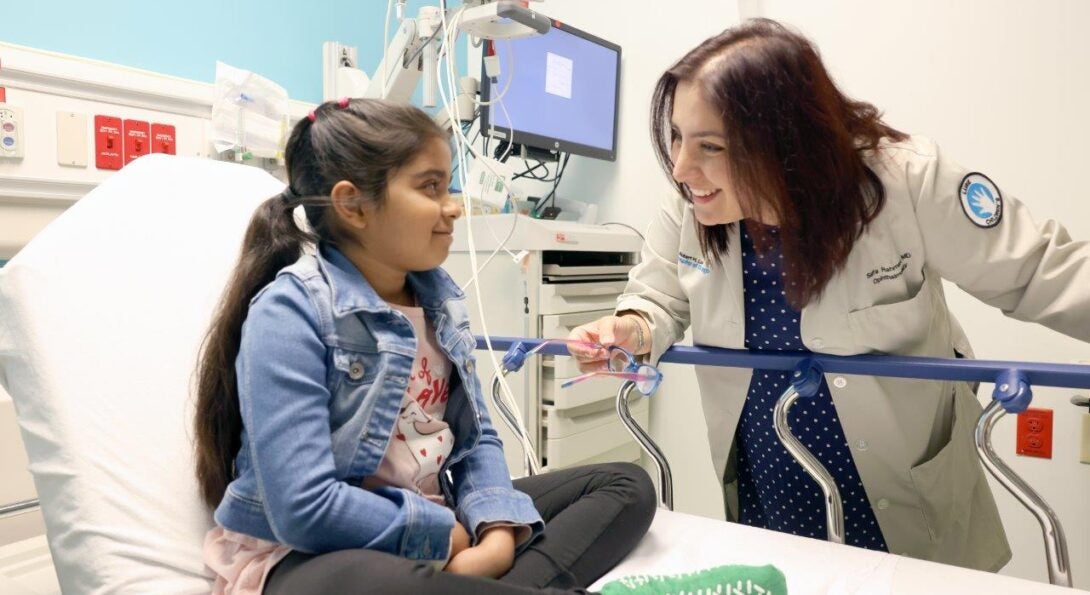 Safa Rahmani, a Lurie Children’s pediatric retina specialist and UIC BME alumna